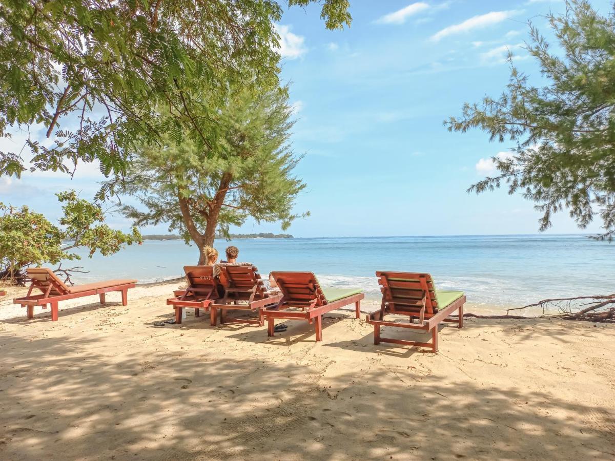 Nusa Indah Bungalows Gili Air Bagian luar foto